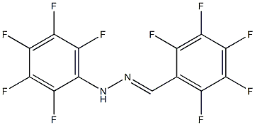2,3,4,5,6-Pentafluorobenzaldehyde 2,3,4,5,6-pentafluorophenyl hydrazone Structure