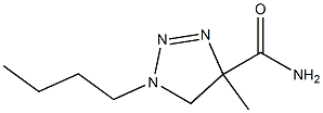 4,5-Dihydro-4-methyl-1-butyl-1H-1,2,3-triazole-4-carboxamide 구조식 이미지