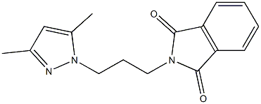 2-[3-(3,5-Dimethyl-1H-pyrazol-1-yl)propyl]-2H-isoindole-1,3-dione 구조식 이미지