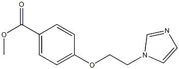 4-[2-(1H-Imidazol-1-yl)ethoxy]benzoic acid methyl ester Structure