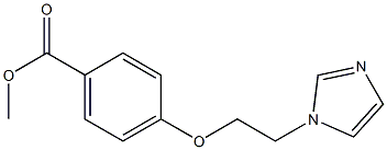 4-[2-(1H-Imidazol-1-yl)ethoxy]benzoic acid methyl ester 구조식 이미지