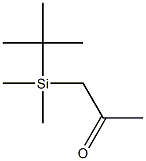 1-(tert-Butyldimethylsilyl)-2-propanone 구조식 이미지
