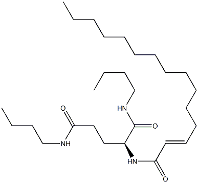 N2-(2-Pentadecenoyl)-N1,N5-dibutylglutaminamide 구조식 이미지