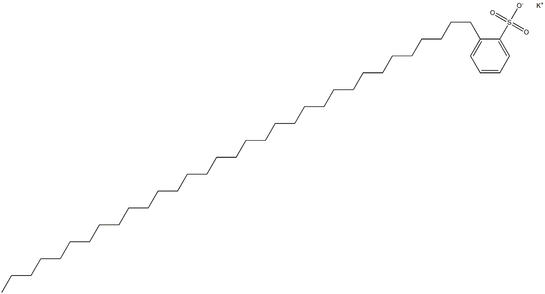 2-(Tritriacontan-1-yl)benzenesulfonic acid potassium salt Structure