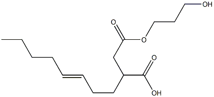 3-(3-Octenyl)succinic acid hydrogen 1-(3-hydroxypropyl) ester 구조식 이미지