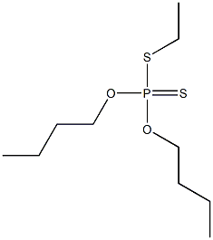 Dithiophosphoric acid O,O-dibutyl S-ethyl ester 구조식 이미지