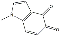 1-Methyl-1H-indole-4,5-dione Structure
