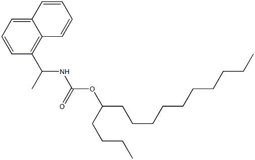 N-[1-(1-Naphtyl)ethyl]carbamic acid (1-butylundecyl) ester 구조식 이미지