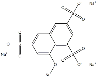 8-Sodiooxy-1,3,6-naphthalenetrisulfonic acid trisodium salt 구조식 이미지