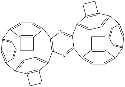 2,3:5,6-Bis[m-phenylenebis(ethylene-4,1-phenylene)]pyrazine Structure