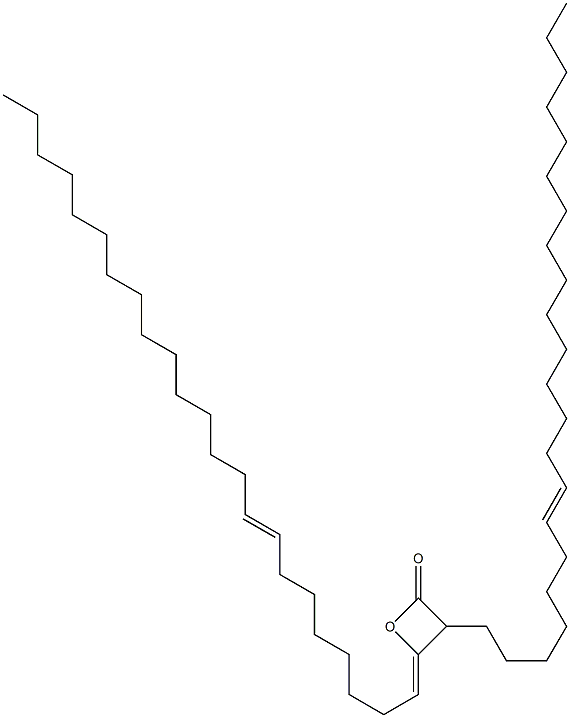 3-(7-Docosenyl)-4-(8-tricosen-1-ylidene)oxetan-2-one Structure