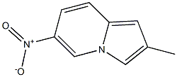 2-Methyl-6-nitroindolizine Structure