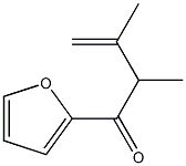 1-(2-Furyl)-2,3-dimethyl-3-buten-1-one 구조식 이미지
