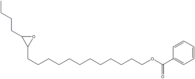 Benzoic acid 13,14-epoxyoctadecan-1-yl ester 구조식 이미지