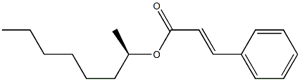 (-)-Cinnamic acid (R)-1-methylheptyl ester 구조식 이미지