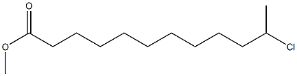 11-Chlorolauric acid methyl ester 구조식 이미지