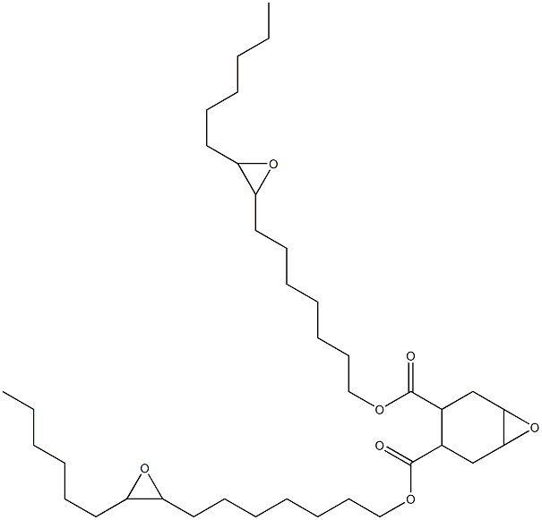 7-Oxabicyclo[4.1.0]heptane-3,4-dicarboxylic acid bis(8,9-epoxypentadecan-1-yl) ester Structure