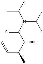 (2R,3S)-N,N-Diisopropyl-2,3-dimethyl-4-pentenamide 구조식 이미지