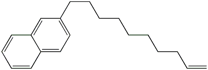 2-(9-Decenyl)naphthalene Structure