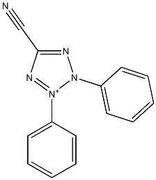 2,3-Diphenyl-5-cyano-2H-tetrazol-3-ium 구조식 이미지