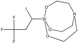 1-(1-Iodo-3,3,3-trifluoropropyl)-2,8,9-trioxa-5-aza-1-silabicyclo[3.3.3]undecane 구조식 이미지