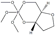 (1S,6R)-3,3,3-Trimethoxy-2,4,7-trioxa-3-phosphabicyclo[4.3.0]nonane 구조식 이미지