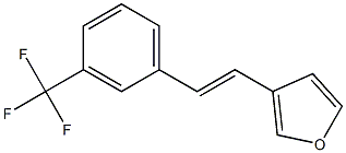 3-[3-(Trifluoromethyl)styryl]furan 구조식 이미지