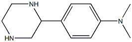 N,N-Dimethyl-4-(2-piperazinyl)aniline, 95% 구조식 이미지