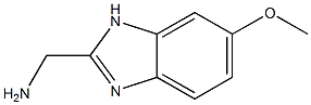 (6-Methoxy-1H-benzimidazol-2-yl)methylamine 구조식 이미지