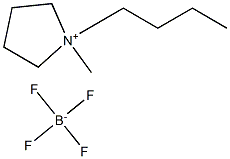 N-butyl-N-methylpyrrolidinium tetrafluoroborate 구조식 이미지