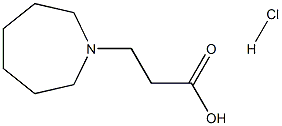 3-Azepan-1-yl-propionic acid hydrochloride 구조식 이미지