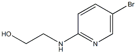 2-[(5-Bromo-2-pyridinyl)amino]-1-ethanol Structure
