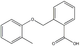 2-[(2-Methylphenoxy)methyl]benzoic acid Structure