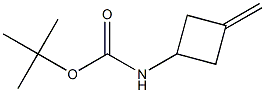 (3-Methylenecyclobutyl)carbamic acidtert-butyl ester Structure