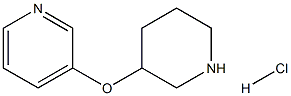 3-(3-Pyridinyloxy)piperidine hydrochloride 구조식 이미지