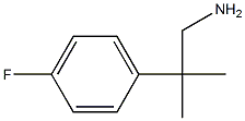 2-(4-Fluoro-phenyl)-2-methyl-propylamine Structure