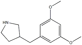 3-(3,5-Dimethoxybenzyl)pyrrolidine Structure