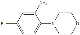 5-Bromo-2-(4-morpholinyl)aniline 구조식 이미지