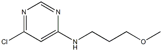 6-Chloro-N-(3-methoxypropyl)-4-pyrimidinamine 구조식 이미지