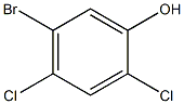 5-Bromo-2,4-Dichlorophenol 구조식 이미지