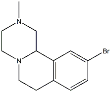 10-bromo-2-methyl-2,3,4,6,7,11b-hexahydro-1H-pyrazino[2,1-a]isoquinoline Structure