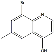 8-Bromo-6-methylquinoline-4-ol Structure