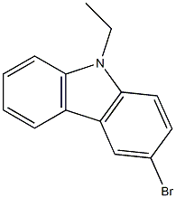 3-Bromo-9-ethyl-9H-carbazole 구조식 이미지