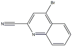 4-bromoquinoline-2-carbonitrile 구조식 이미지