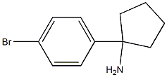 1-(4-Bromophenyl)cyclopentanamine 구조식 이미지