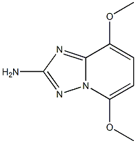 2-Amino-5,8-dimethoxy[1,2,4]-triazolo[1,5-a]pyridine 구조식 이미지