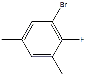 6-Bromo-2,4-dimethyl-1-fluorobenzene 구조식 이미지
