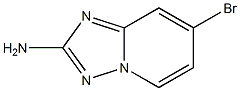 7-Bromo-[1,2,4]triazolo[1,5-a]pyridin-2-ylamine 구조식 이미지