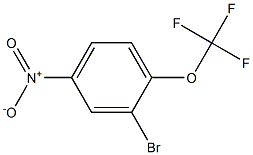 2-bromo-4-nitrotrifluoromethoxybenzene Structure