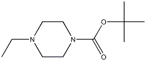 1-Boc-4-Ethylpiperazine 구조식 이미지